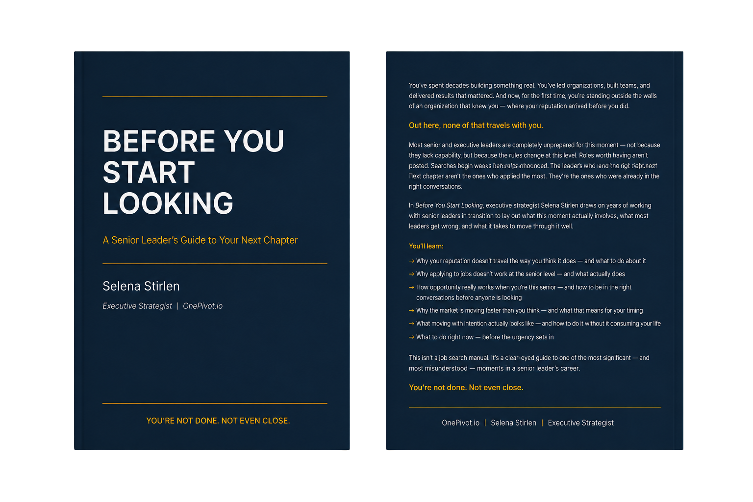 Before You Start Looking Guide